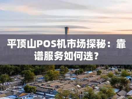 重庆平顶山POS机市场探秘：靠谱服务如何选？