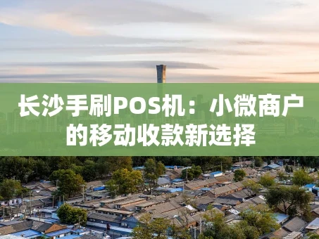 重庆长沙手刷POS机：小微商户的移动收款新选择