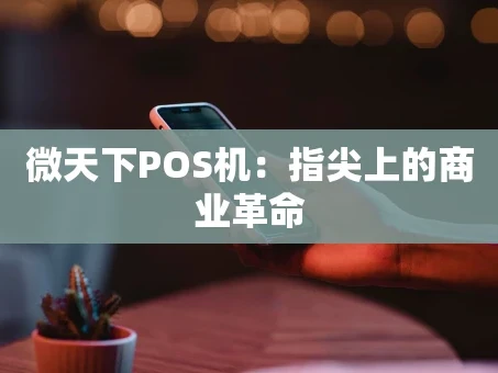 重庆微天下POS机：指尖上的商业革命