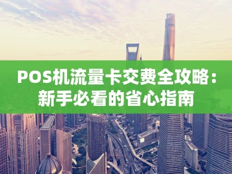 重庆POS机流量卡交费全攻略：新手必看的省心指南