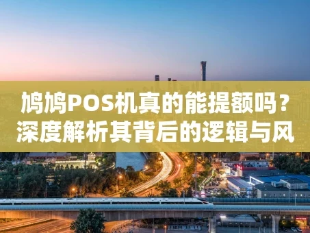 重庆鸠鸠POS机真的能提额吗？深度解析其背后的逻辑与风险