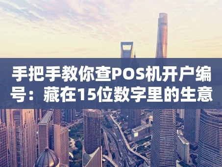 重庆手把手教你查POS机开户编号：藏在15位数字里的生意密码