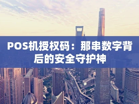 重庆POS机授权码：那串数字背后的安全守护神