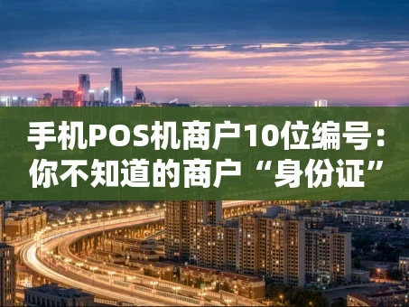 重庆手机POS机商户10位编号：你不知道的商户“身份证”秘密