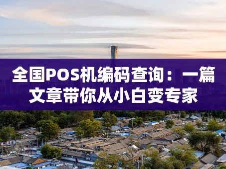 重庆全国POS机编码查询：一篇文章带你从小白变专家