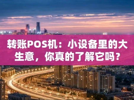 重庆转账POS机：小设备里的大生意，你真的了解它吗？