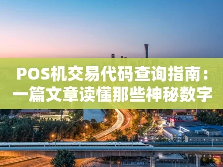 重庆POS机交易代码查询指南：一篇文章读懂那些神秘数字
