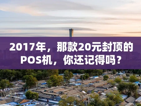 重庆2017年，那款20元封顶的POS机，你还记得吗？