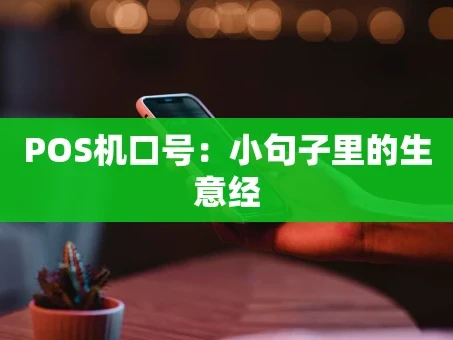 重庆POS机口号：小句子里的生意经