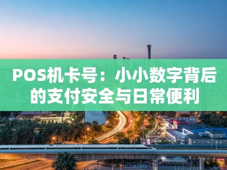 重庆POS机卡号：小小数字背后的支付安全与日常便利