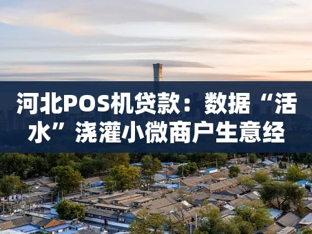 重庆河北POS机贷款：数据“活水”浇灌小微商户生意经