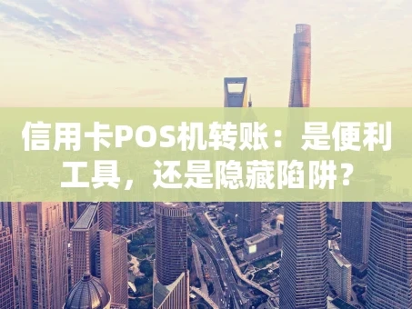 重庆信用卡POS机转账：是便利工具，还是隐藏陷阱？