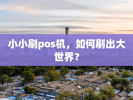 重庆小小刷pos机，如何刷出大世界？