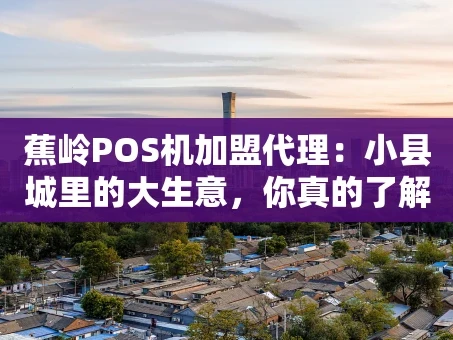 重庆蕉岭POS机加盟代理：小县城里的大生意，你真的了解吗？