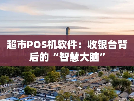 重庆超市POS机软件：收银台背后的“智慧大脑”