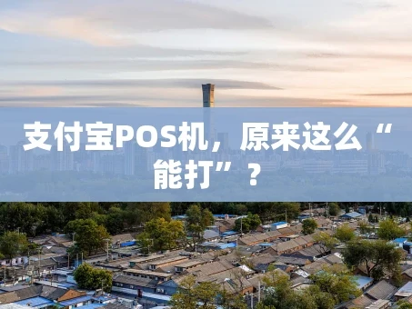 重庆支付宝POS机，原来这么“能打”？