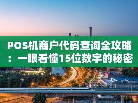 重庆POS机商户代码查询全攻略：一眼看懂15位数字的秘密