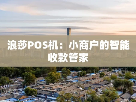 重庆浪莎POS机：小商户的智能收款管家