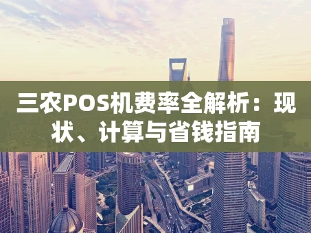 重庆三农POS机费率全解析：现状、计算与省钱指南