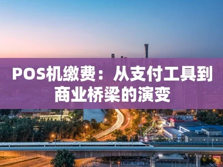 重庆POS机缴费：从支付工具到商业桥梁的演变