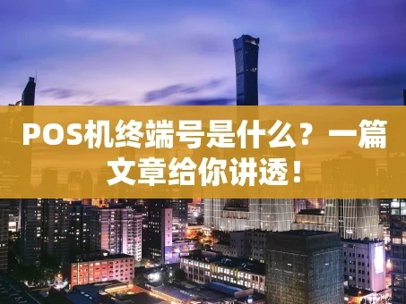 重庆POS机终端号是什么？一篇文章给你讲透！