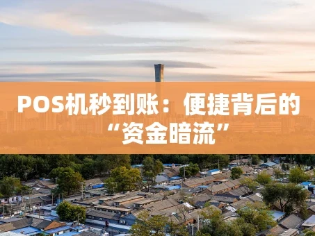 重庆POS机秒到账：便捷背后的“资金暗流”