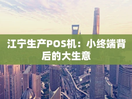 重庆江宁生产POS机：小终端背后的大生意