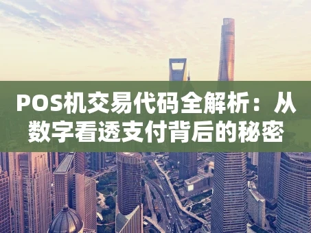 重庆POS机交易代码全解析：从数字看透支付背后的秘密