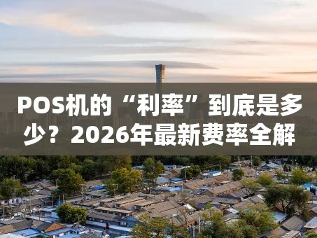 重庆POS机的“利率”到底是多少？2026年最新费率全解析
