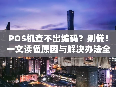 重庆POS机查不出编码？别慌！一文读懂原因与解决办法全攻略