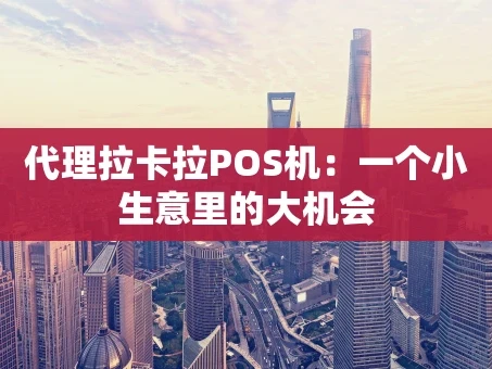 重庆代理拉卡拉POS机：一个小生意里的大机会