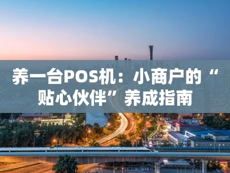 重庆养一台POS机：小商户的“贴心伙伴”养成指南