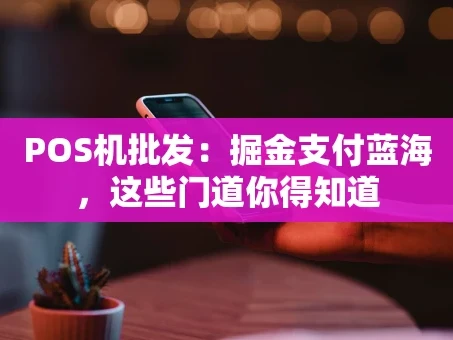 重庆POS机批发：掘金支付蓝海，这些门道你得知道