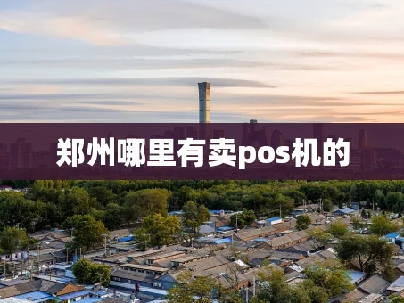 重庆郑州哪里有卖pos机的