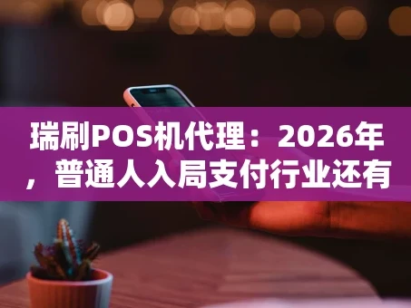 重庆瑞刷POS机代理：2026年，普通人入局支付行业还有机会吗？