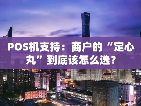 重庆POS机支持：商户的“定心丸”到底该怎么选？