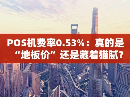 重庆POS机费率0.53%：真的是“地板价”还是藏着猫腻？