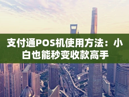 重庆支付通POS机使用方法：小白也能秒变收款高手