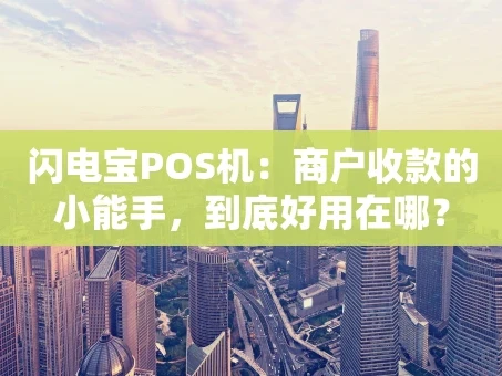 重庆闪电宝POS机：商户收款的小能手，到底好用在哪？