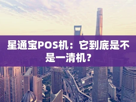 重庆星通宝POS机：它到底是不是一清机？
