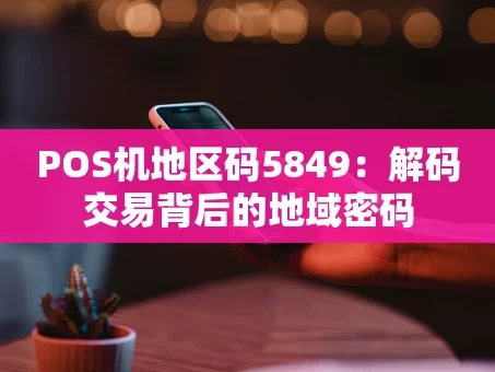 重庆POS机地区码5849：解码交易背后的地域密码