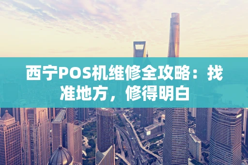 西宁POS机维修全攻略：找准地方，修得明白
