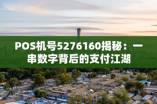 POS机号5276160揭秘：一串数字背后的支付江湖