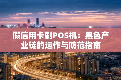 假信用卡刷POS机:黑色产业链的运作与防范指南 假信用卡刷POS机:黑色产业链的运作与防范指南