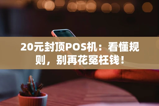 20元封顶POS机：看懂规则，别再花冤枉钱！