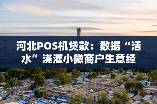 河北POS机贷款:数据“活水”浇灌小微商户生意经 河北POS机贷款:数据“活水”浇灌小微商户生意经