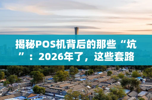 揭秘POS机背后的那些“坑”：2026年了，这些套路你还在踩吗？