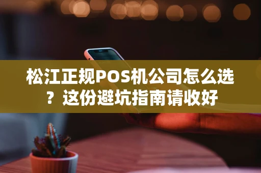 松江正规POS机公司怎么选？这份避坑指南请收好