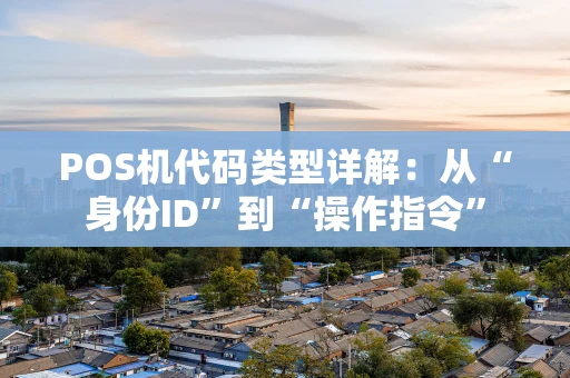 POS机代码类型详解:从“身份ID”到“操作指令” POS机代码类型详解:从“身份ID”到“操作指令”