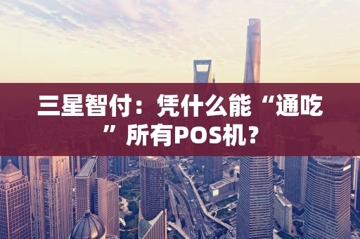 三星智付:凭什么能“通吃”所有POS机? 三星智付:凭什么能“通吃”所有POS机?